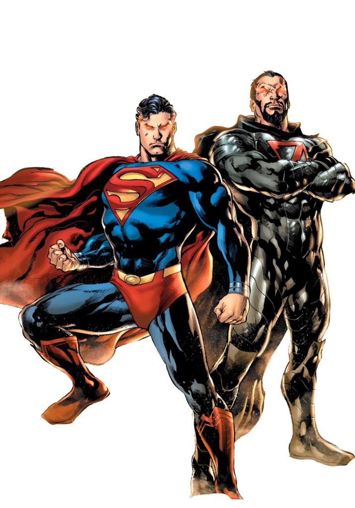 Superman and General Zod.