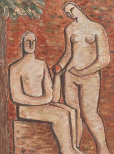 Eve and Adam by Jose Pedro Costigliolo