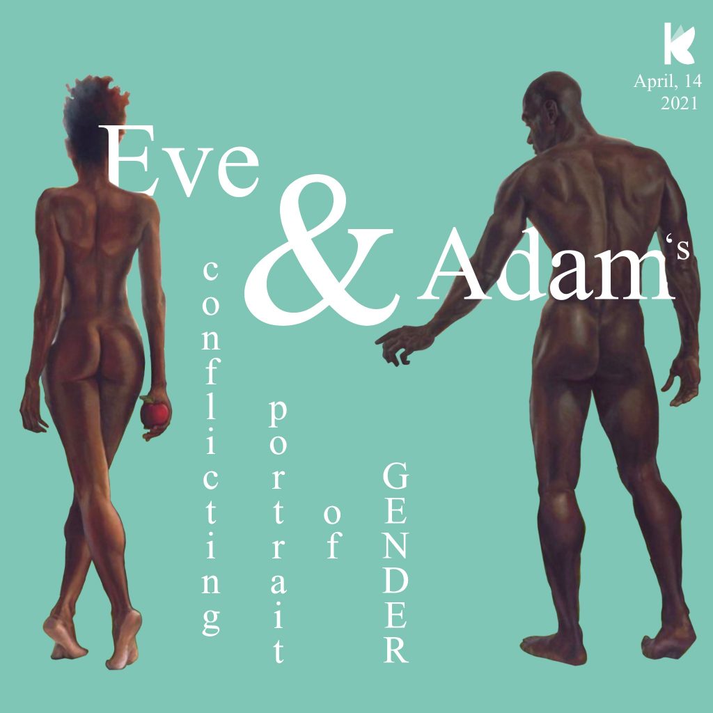 Eve and Adam's conflicting portrait of gender