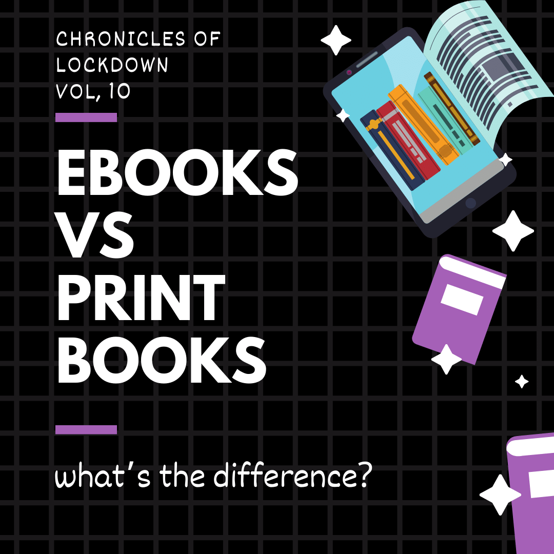 What is the difference between ebooks and print books