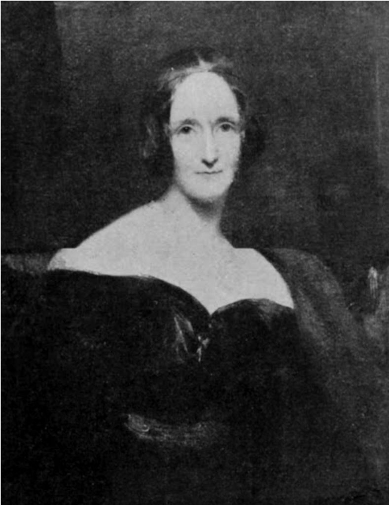 Portrait of Mary Shelley - The influence of Paradise Lost on Frankenstein 1818